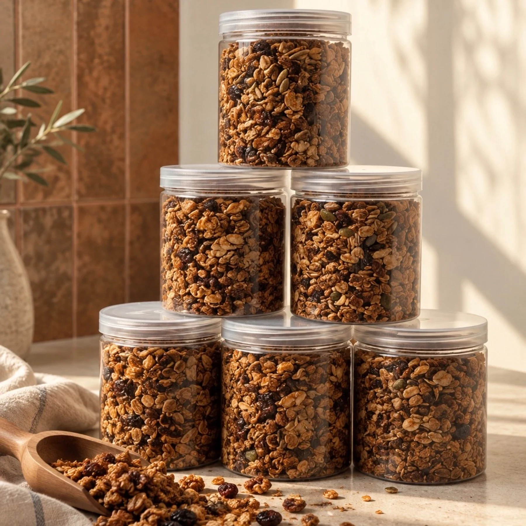Sourdough Semi-sweetened Granola
