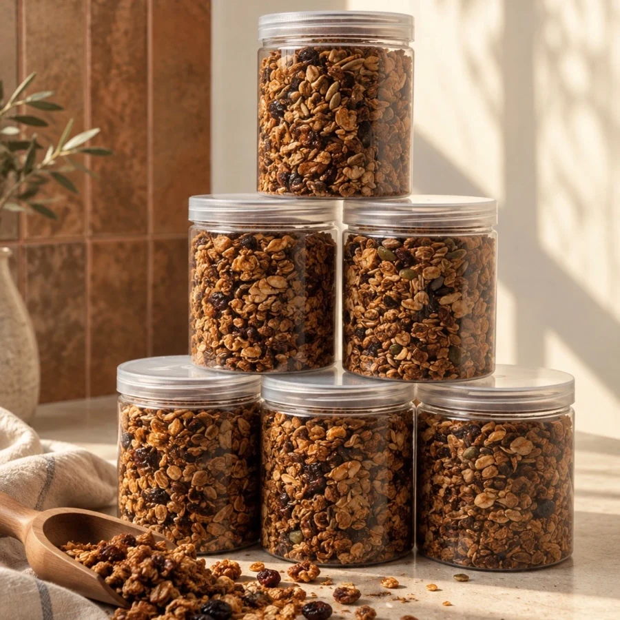 Sourdough Semi-sweetened Granola